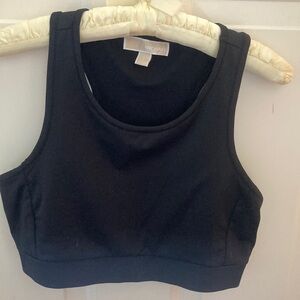 Michael Kors Sleek Black sport bra size Large.  In great shape MK on back